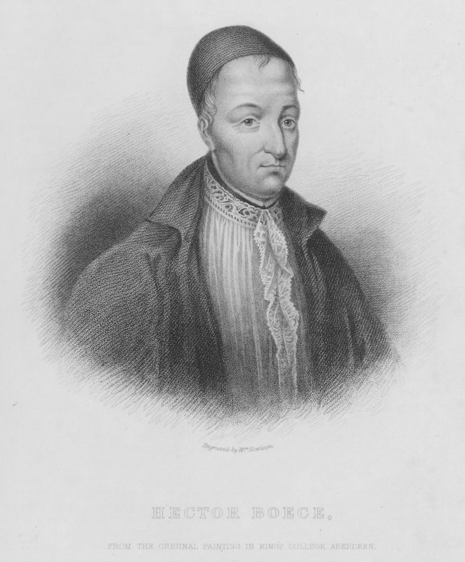 Hector Boece (rytina) od English School