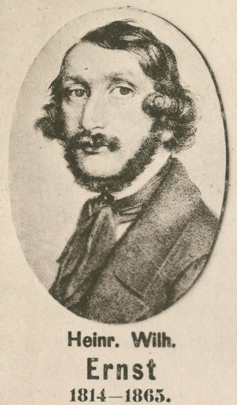 Heinrich Wilhelm Ernst (rytina) od English School