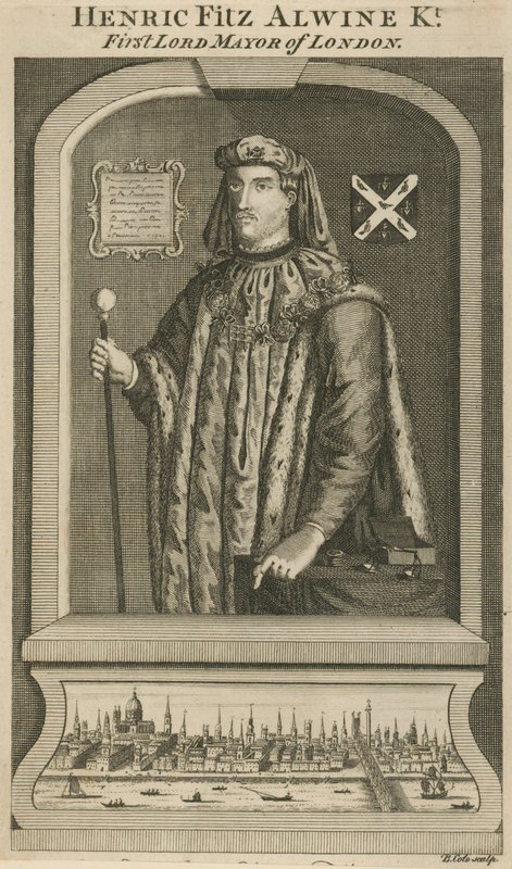 Henric Fitz Alwine, první primátor Londýna od English School