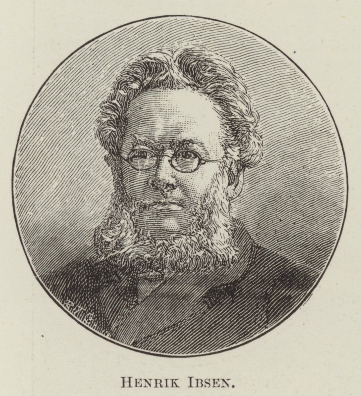 Henrik Ibsen (rytina) od English School