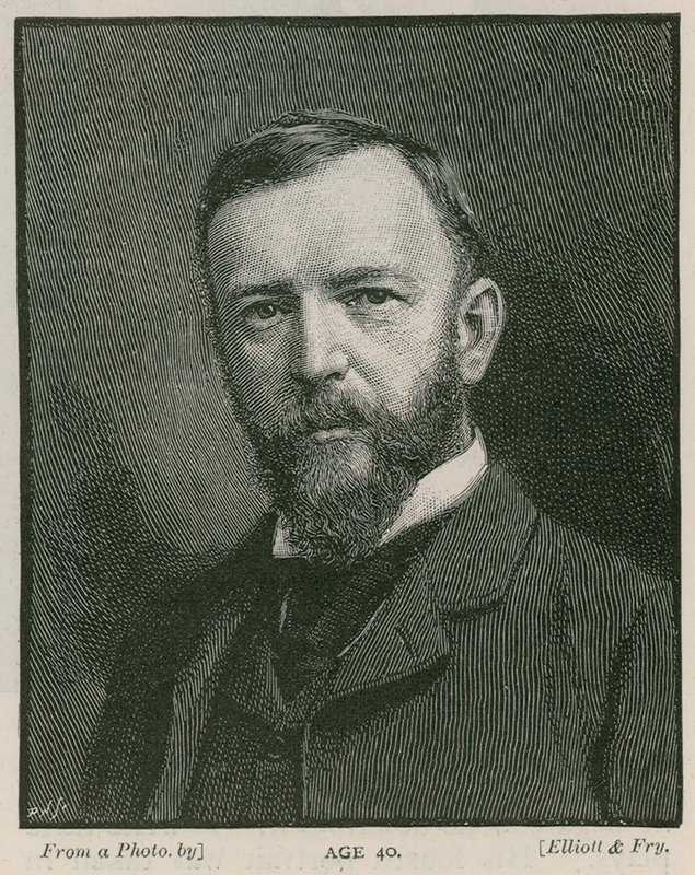 Henry Arthur Jones, dramatik, ve věku 40 let od English School
