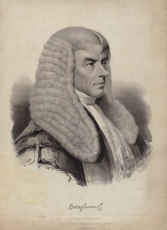Henry Brougham, 1. baron Brougham a Vaux, britský politik a poslanec od English School