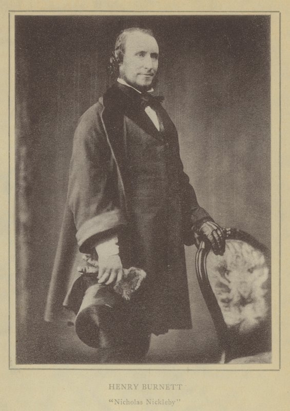 Henry Burnett, Nicholas Nickleby (litho) od English School