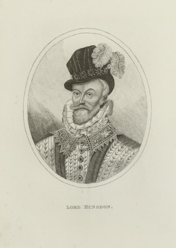 Henry Carey, Lord Hunsdon (rytina) od English School