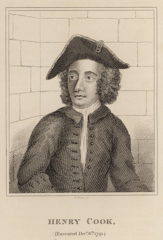 Henry Cook, popraven 6. prosince 1741 od English School