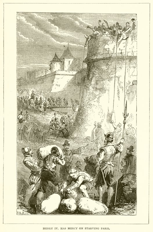 Jindřich IV. má slitování s hladovějící Paříží od English School