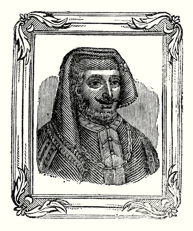Jindřich IV se narodil v roce 1366, korunován v roce 1399 a zemřel v roce 1413 (rytina) od English School