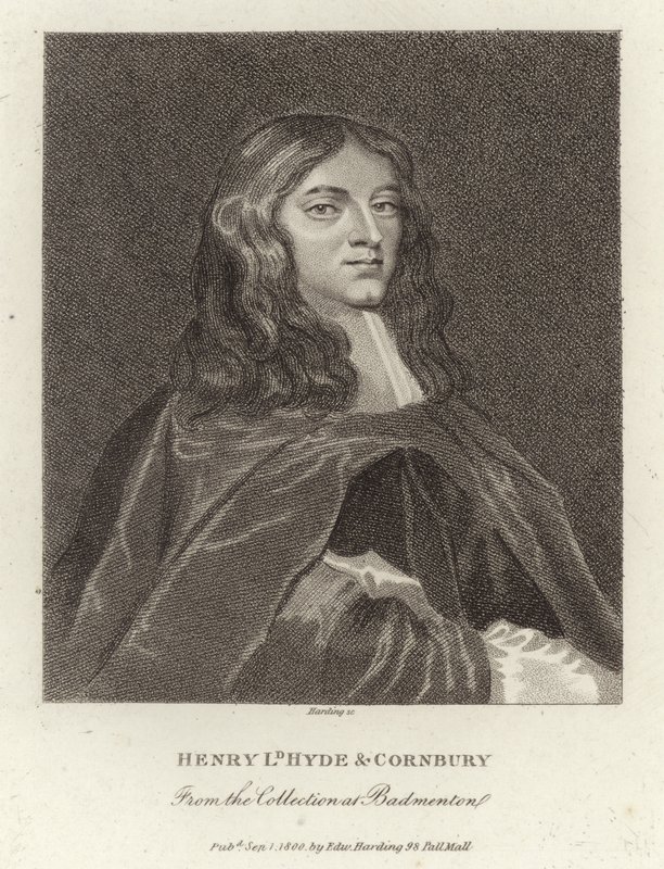 Henry Lord Hyde a Cornbury od English School