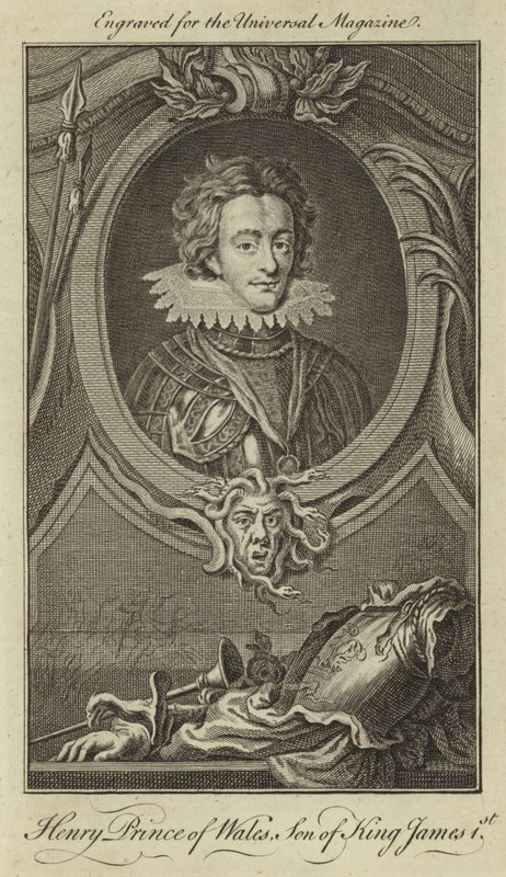 Henry Prince z Walesu, syn krále Jakuba I od English School