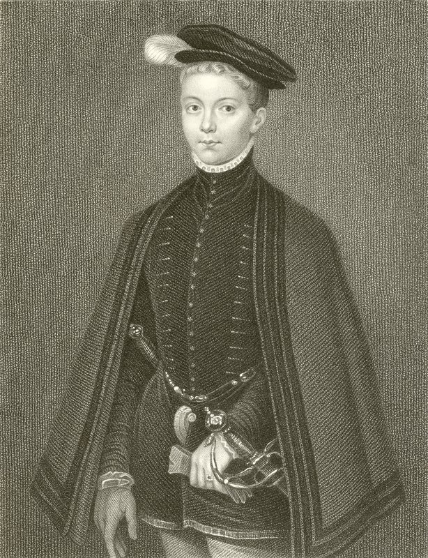 Henry Stuart, lord Darnley, skotský král od English School