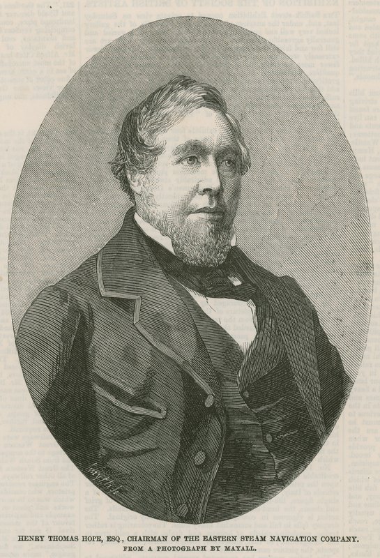 Henry Thomas Hope, předseda společnosti Eastern Steam Navigation Company od English School
