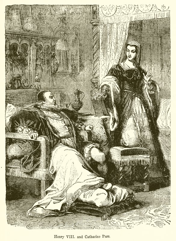 Jindřich VIII. a Catherine Parr od English School
