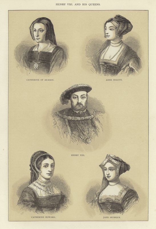 Jindřich VIII a jeho královny od English School