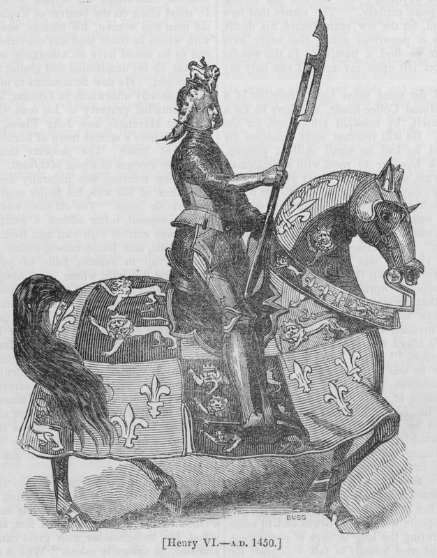 Jindřich VI., 1450 našeho letopočtu od English School