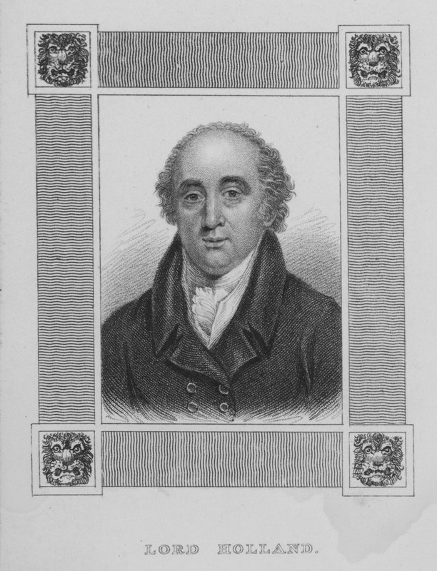 Henry Vassall-Fox, 3. baron Holland, anglický whigský politik od English School