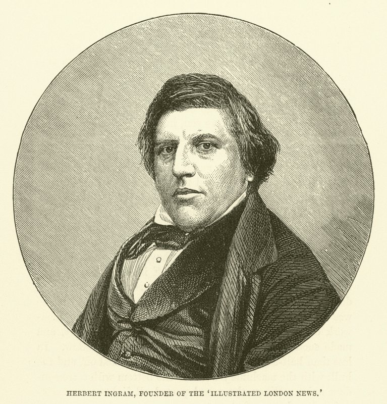 Herbert Ingram, zakladatel Illustrated London News (rytina) od English School