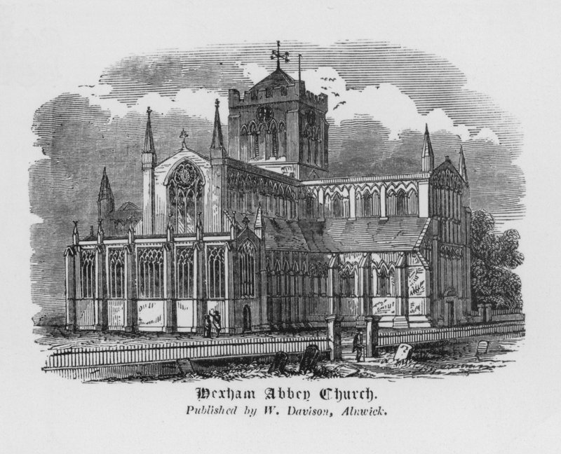 Kostel Hexham Abbey Church od English School
