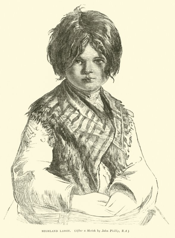 Highland Lassie od English School