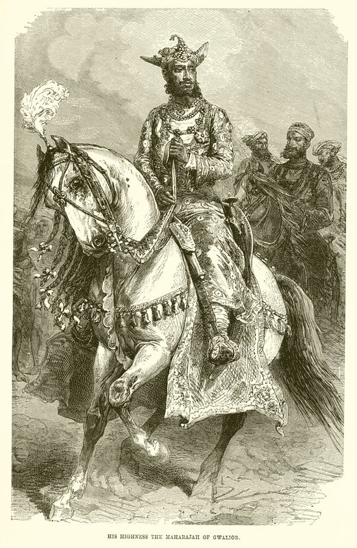 Jeho Výsost maharadžah z Gwalioru od English School