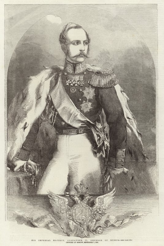 Jeho císařské veličenstvo Alexandr II od English School