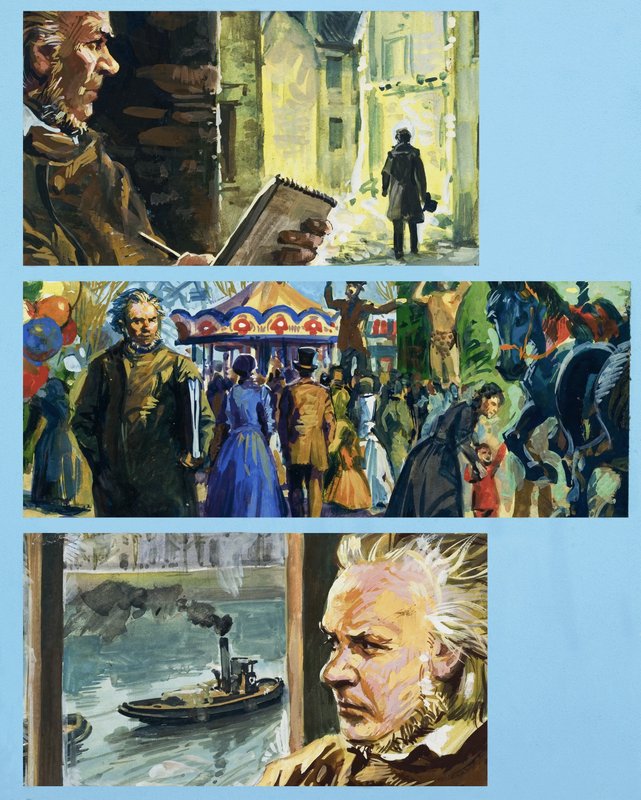 Honoré Daumier od English School