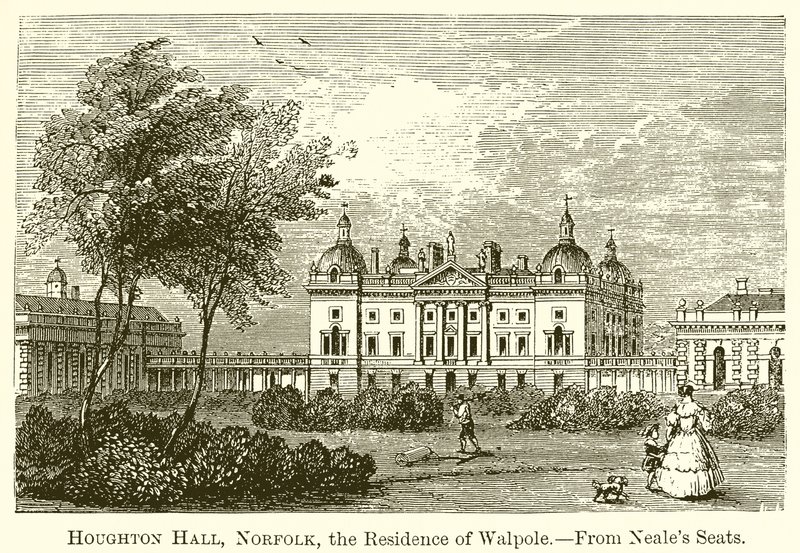 Houghton Hall, Norfolk, rezidence Walpole od English School