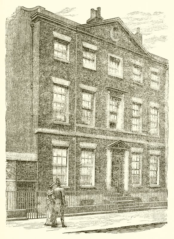 Dům v Rodney Street, Liverpool, kde se narodil pan Gladstone od English School