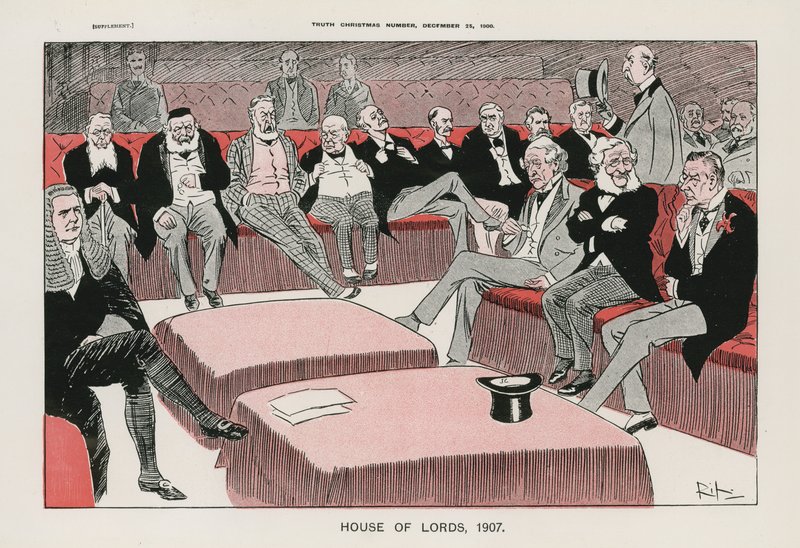Sněmovna lordů, 1907 od English School