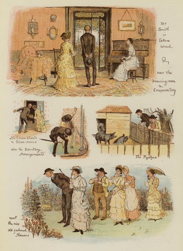 Jak Tankerville Smith vzal venkovský dům (chromolitho) od English School