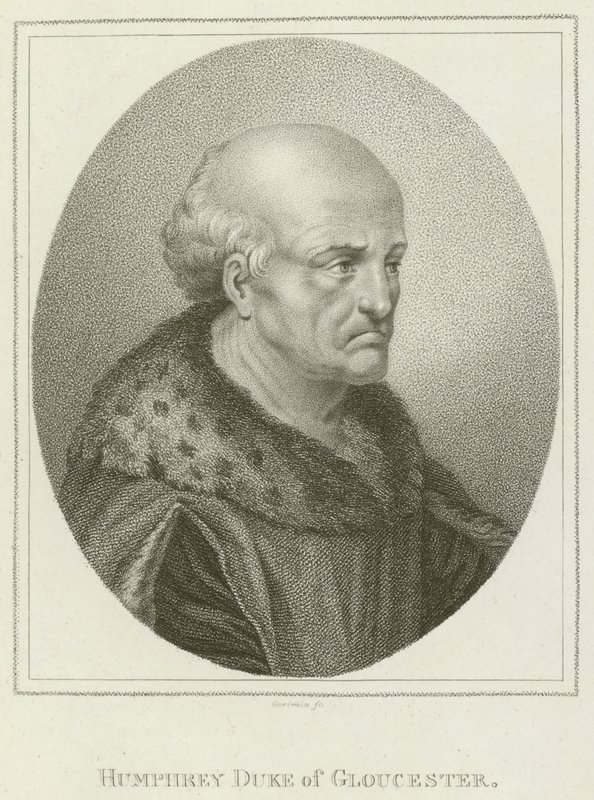 Humphrey, vévoda z Gloucesteru (rytina) od English School