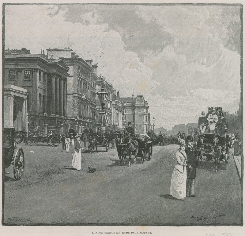 Hyde Park Corner, Londýn od English School