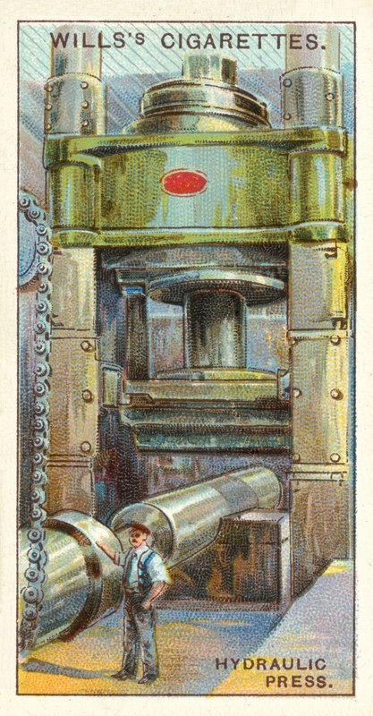Hydraulický lis (chromolit) od English School
