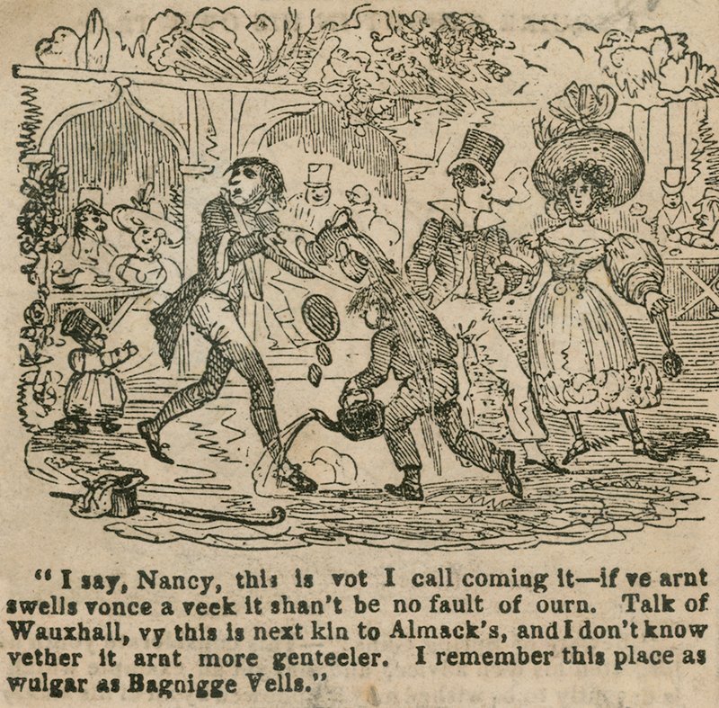 Říkám ti, Nancy, tohle je to, čemu říkám příchod; Vauxhall Gardens, Londýn. od English School