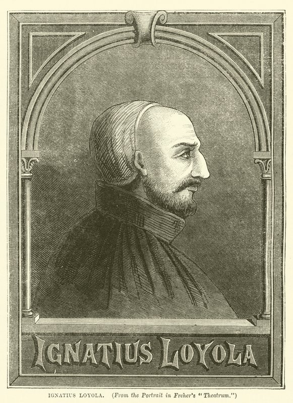 Ignatius Loyola (rytina) od English School