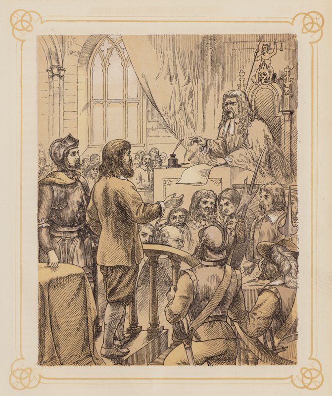 Ilustrace k Bunyanově knize Pokrok poutníka (litografie) od English School