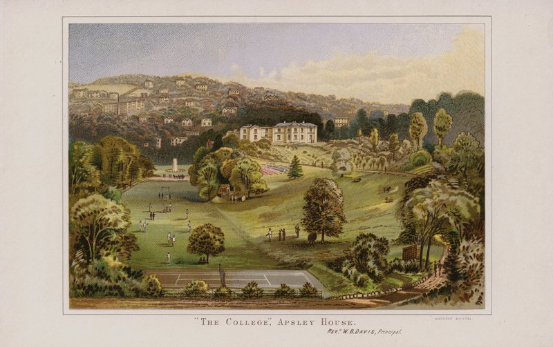 Ilustrace pro Průvodce po Torquay (chromolitho) od English School