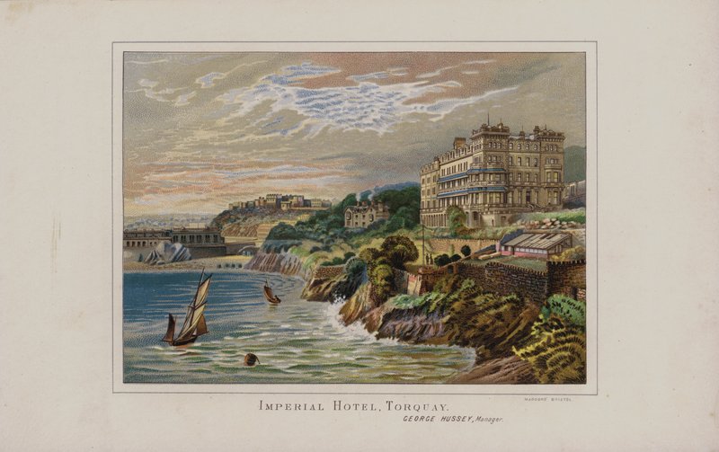 Ilustrace pro průvodce Torquay od English School