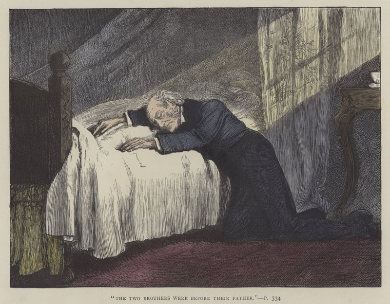 Ilustrace pro Little Dorrit (barevná rytina) od English School