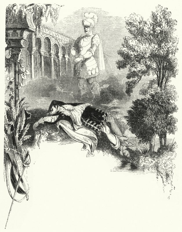 Ilustrace k Mozartově opeře Don Giovanni (rytina) od English School