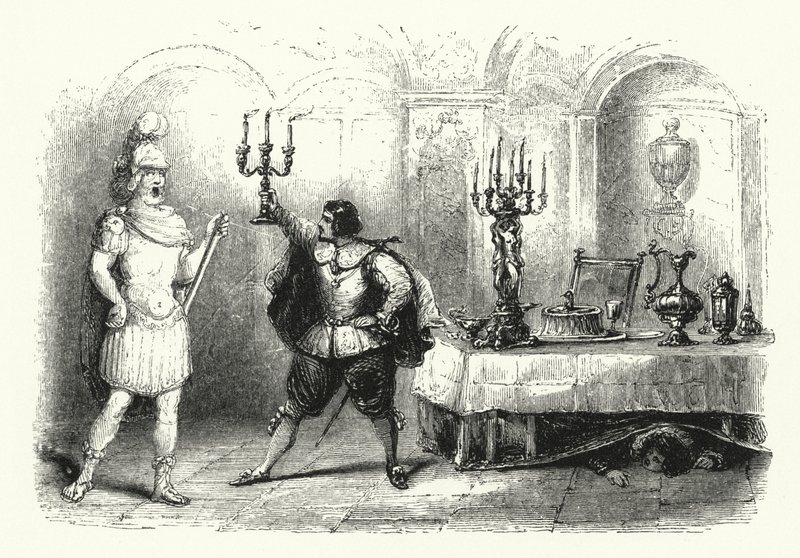 Ilustrace k Mozartově opeře Don Giovanni (rytina) od English School