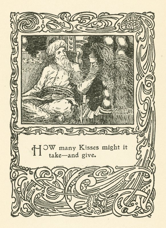 Ilustrace pro Rubaiyat of Omar Khayyam (litho) od English School