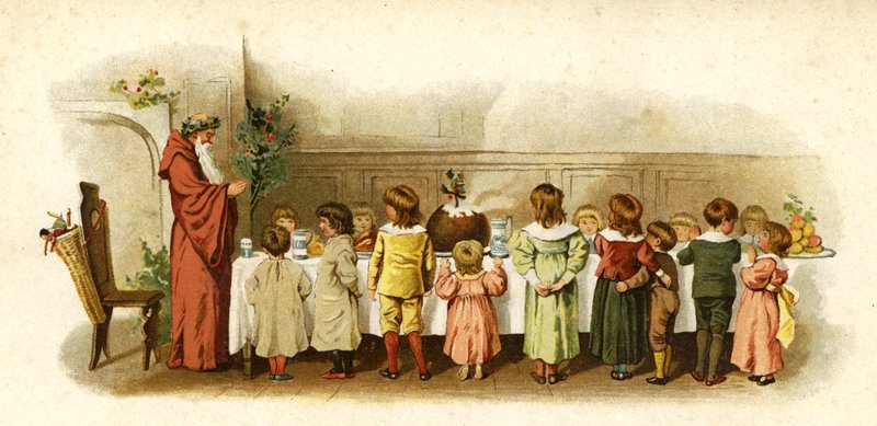 Ilustrace pro příchod Ježíška od English School