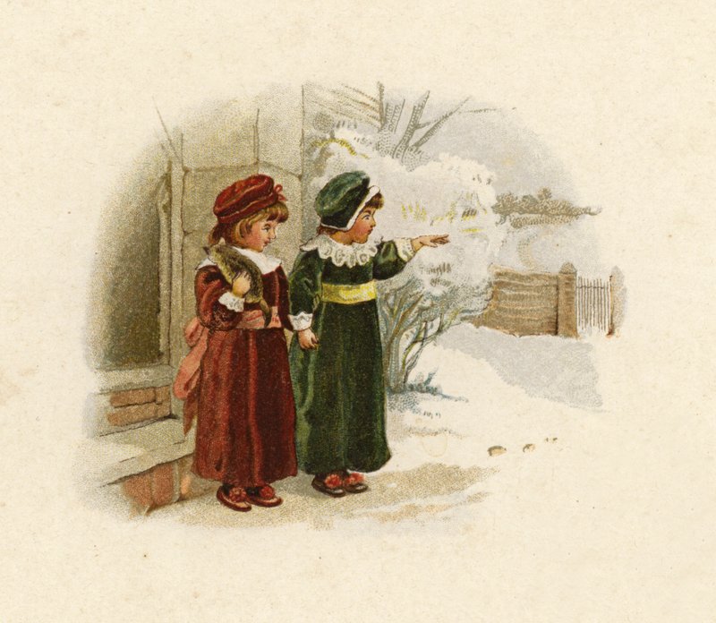Ilustrace pro příchod Ježíška od English School
