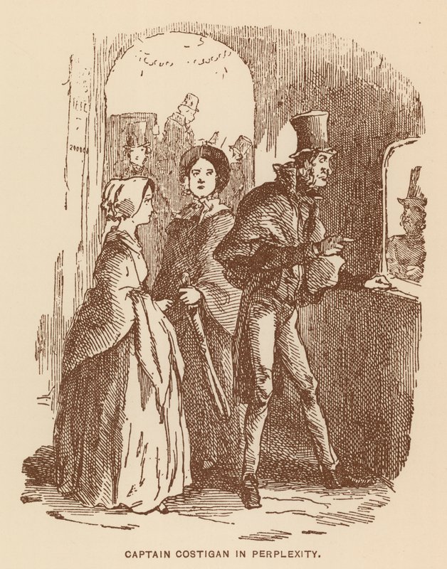 Ilustrace k Thackerayově knize The History of Pendennis (litografie) od English School