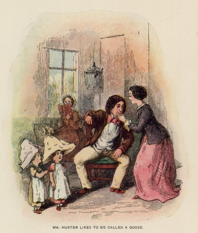 Ilustrace k The History of Pendennis od Thackeraye od English School