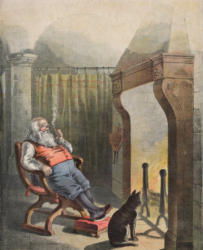 Ilustrace k filmu Noc před Vánoci (chromolit) od English School