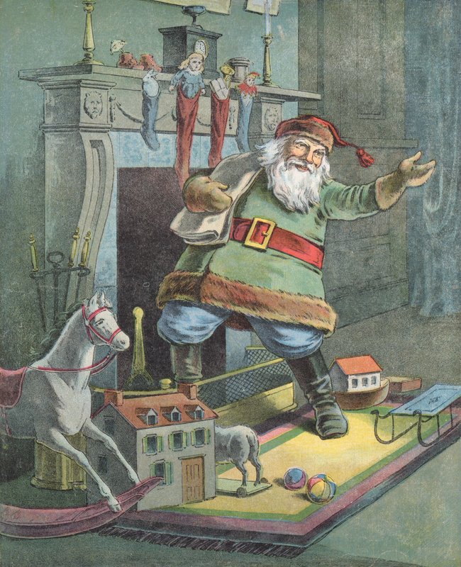 Ilustrace pro předvánoční noc od English School