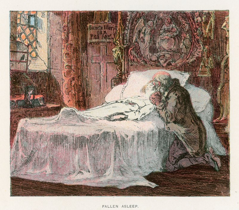 Ilustrace pro The Old Curiosity Shop od English School