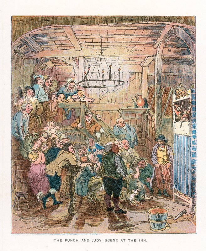 Ilustrace k filmu The Old Curiosity Shop od English School