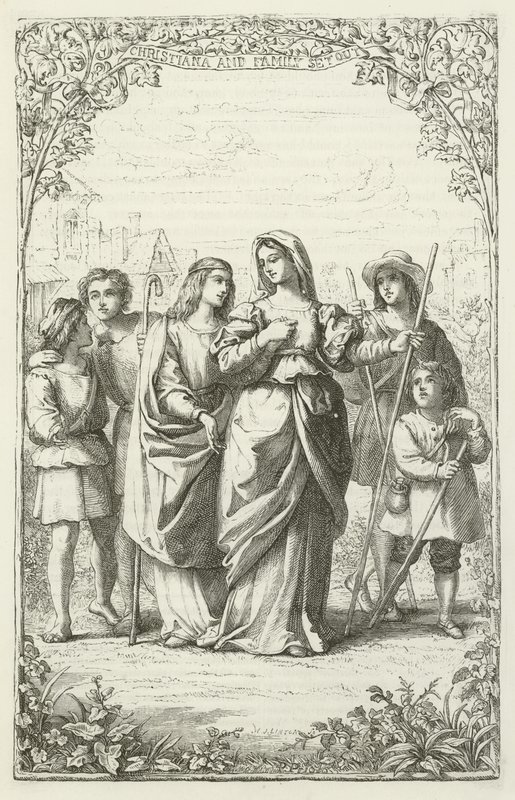 Ilustrace pro The Pilgrims Progress od Johna Bunyana od English School